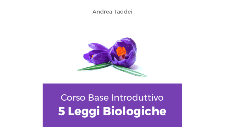 corso base introduttivo 5 leggi biologiche corso online