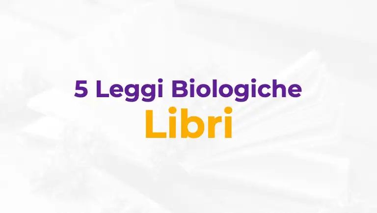 libri 5 leggi biologiche di Andrea Taddei